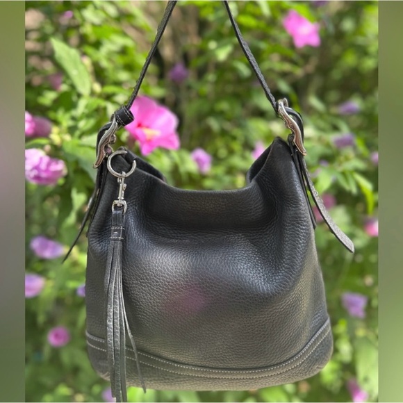 Coach Handbags - Vintage Coach SoHo 1414 Legacy Hobo crossbody Bag Black Leather Purse Y2K